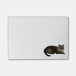 Bloco De Notas Notas 4 x 3 do Siamese Cat Post-it®