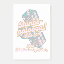 Bloco De Notas Notas adesivas Bunco-palooza