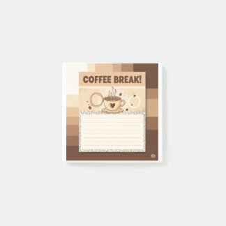 Bloco De Notas Notas adesivas "Coffee Break"