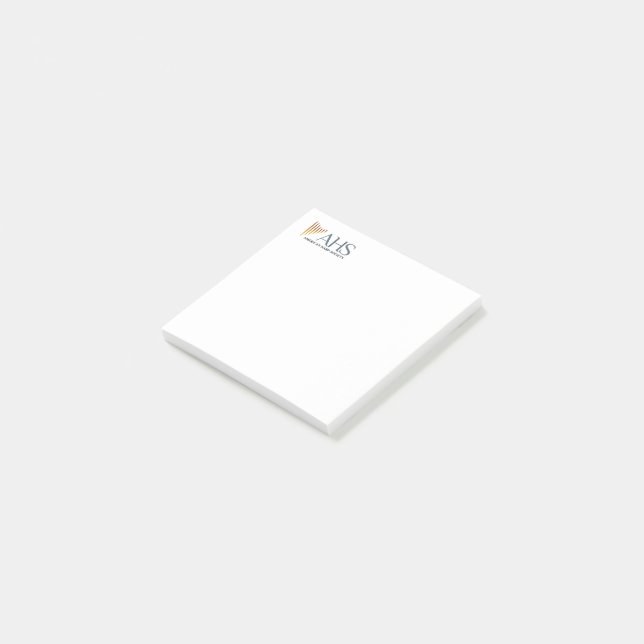 Bloco De Notas Notas adesivas de 3" x 3" AHS (Inclinado)