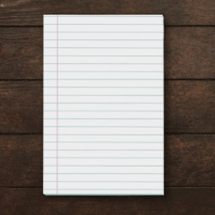 Bloco De Notas Notas adesivas de notebook com ampla régua