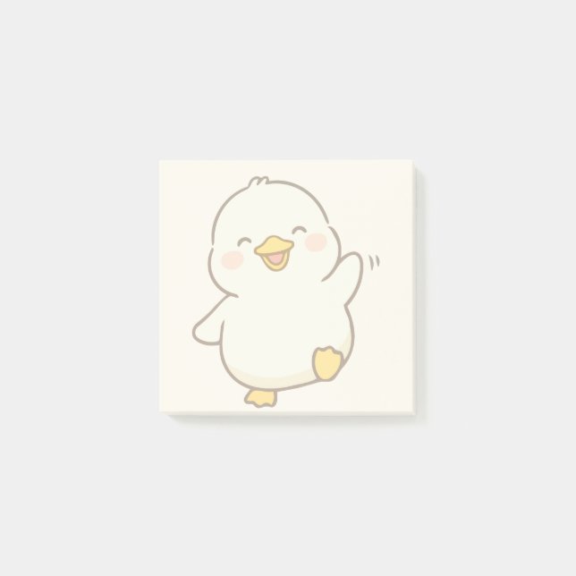 Bloco De Notas Notas adesivas de pato (Frente)