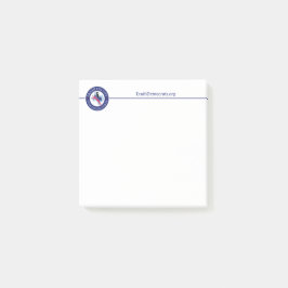 Bloco De Notas Notas adesivas do ECDP