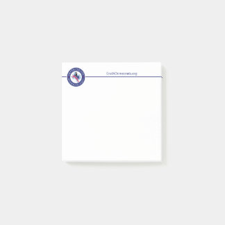 Bloco De Notas Notas adesivas do ECDP