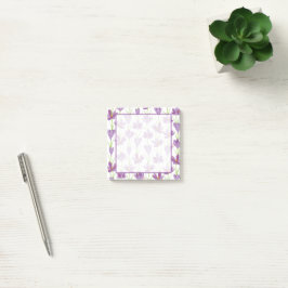 Bloco De Notas Notas adesivas do Saffron Crocus Blooming