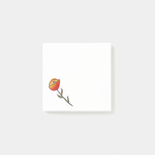 Bloco De Notas Notas Adesivas Flor Surreal Arte