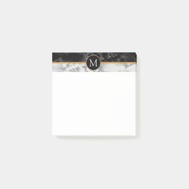 Bloco De Notas Notas adesivas personalizadas com sua letra (Frente)