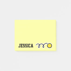 Bloco De Notas Notas adesivas personalizadas de softball Post-it®