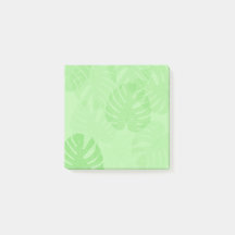 Notas Adhesivas de Folhas de Monstera