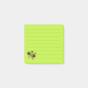 Bloco De Notas Notas Adhesivas de Joaninha