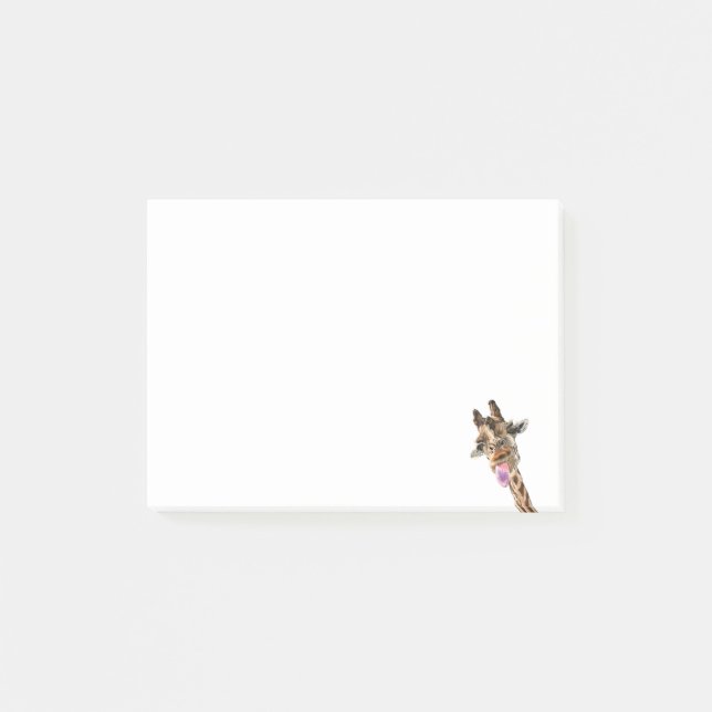 Bloco De Notas Notas Adhesivas Divertidas de Girafa Post-it® (Frente)