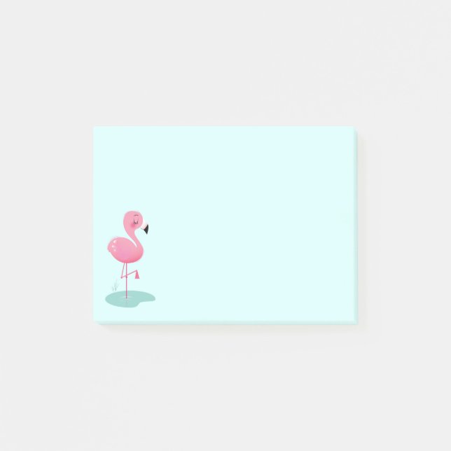 Bloco De Notas Notas Adhesivas Flamingo (Frente)