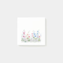 Notas Adhesivas Malvas Aquarela