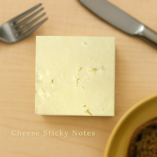 Bloco De Notas Notas Adhesivas Novidade em Fatias de Queijo Amare