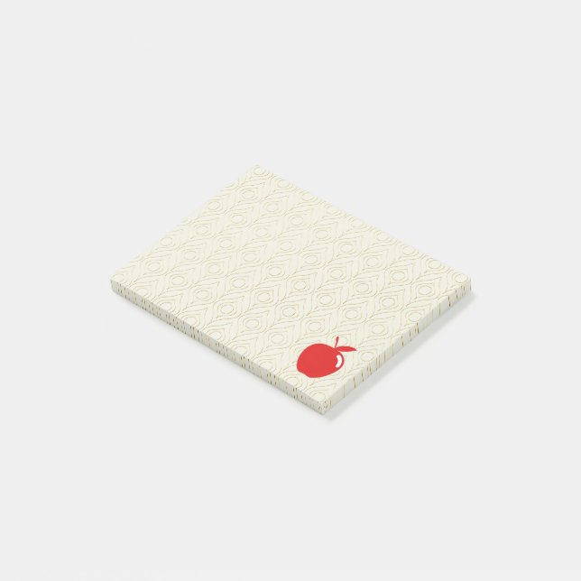 Bloco De Notas Notas Adhesivas Red Apple (Inclinado)