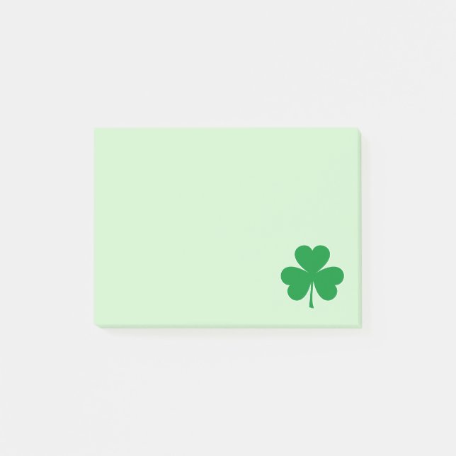Bloco De Notas Notas Adhesivas Shamrock (Frente)