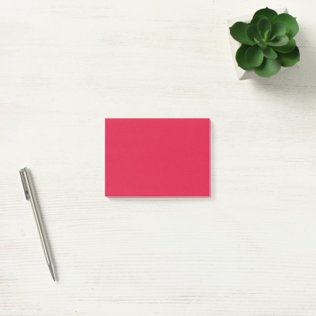 Bloco De Notas Notas Adhesivas Vermelhas – Personalizáveis (Escritótio)