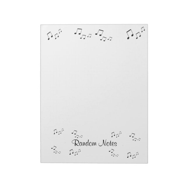 Bloco de Notas - Notas Aleatórias (Invertido)