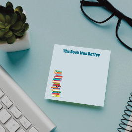 Bloco De Notas Notas Autoadesivas de Amor pelos Livros