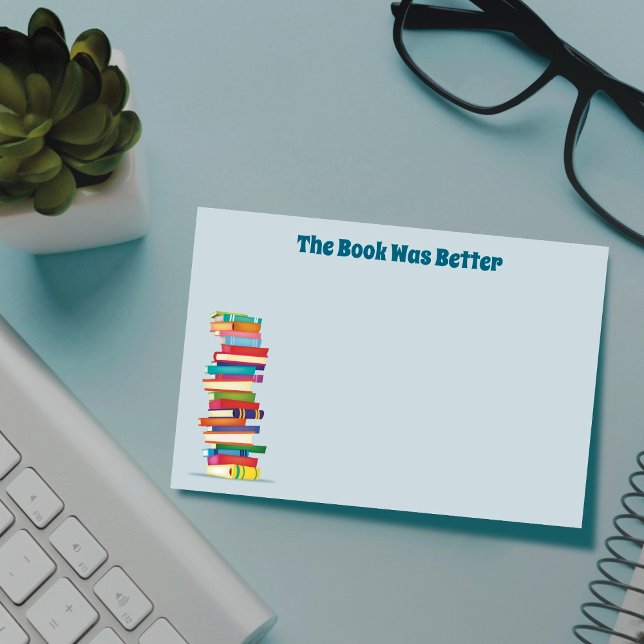 Bloco De Notas Notas Autoadesivas de Amor pelos Livros (Criador carregado)