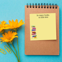 Notas Autoadesivas para Amantes de Livros
