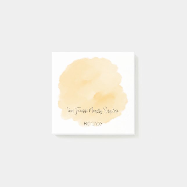 Bloco De Notas Notas Autocolantes personalizadas com Escritura do (Frente)