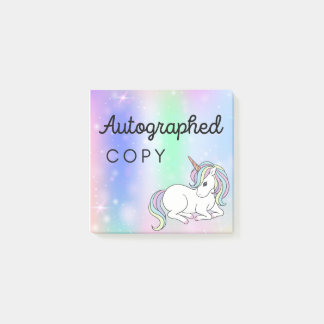 Bloco De Notas Notas Autografadas para Autores de Fantasia