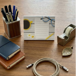 Bloco De Notas Notas bonitas pós-it® com café e flores