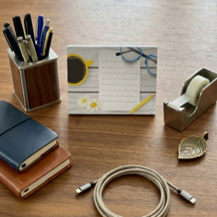 Bloco De Notas Notas bonitas pós-it® com café e flores