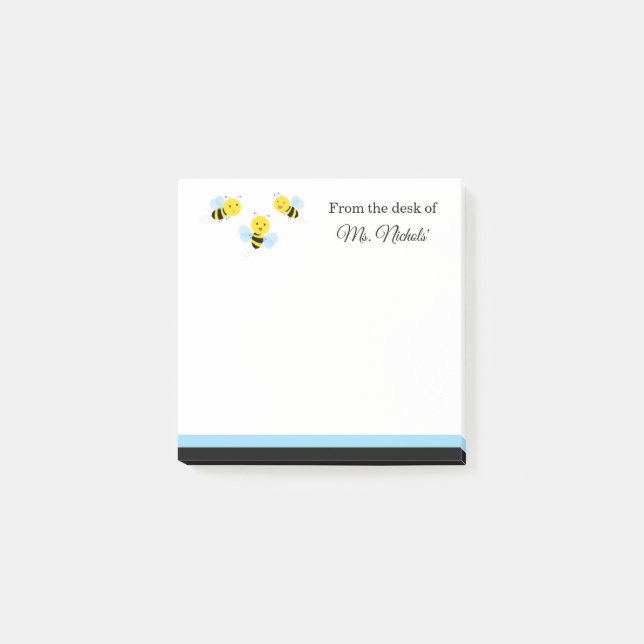 Bloco De Notas Notas bonitos do Cargo-It® do poster da sala de (Frente)