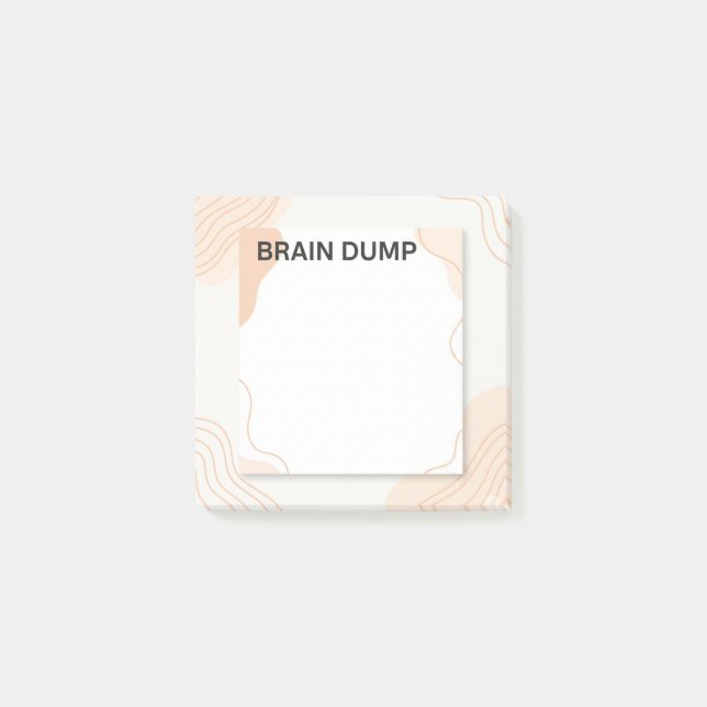Bloco De Notas Notas "Brain Dump" Pós-it® (Frente)