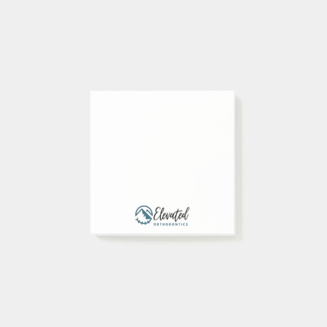 Bloco De Notas Notas Brancas Elevadas de Ortodontia (Frente)