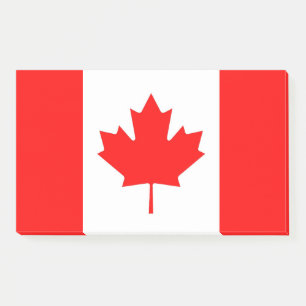 Bloco De Notas Notas com a bandeira de Canadá