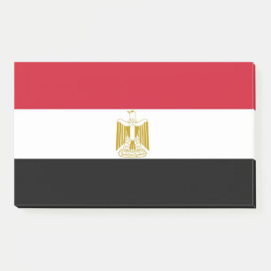 Bloco De Notas Notas com a bandeira de Egipto