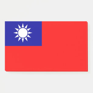 Bloco De Notas Notas com a bandeira de Formosa