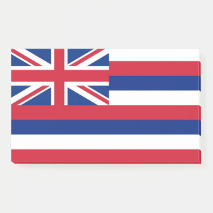 Bloco De Notas Notas com a bandeira de Havaí, EUA