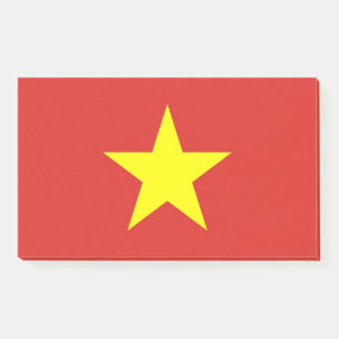 Bloco De Notas Notas com a bandeira de Vietnam