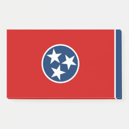 Bloco De Notas Notas com a bandeira do Tennessee, EUA
