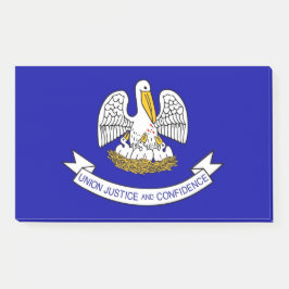 Bloco De Notas Notas com bandeira da Louisiana, EUA