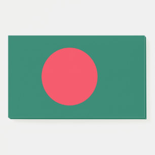 Bloco De Notas Notas com bandeira de Bangladesh