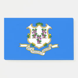 Bloco De Notas Notas com bandeira de Connecticut, EUA