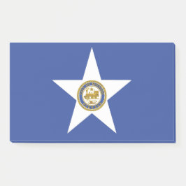 Bloco De Notas Notas com bandeira de Houston, EUA