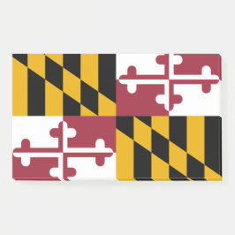 Bloco De Notas Notas com bandeira de Maryland, EUA