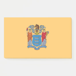 Bloco De Notas Notas com bandeira de Nova Jersey, EUA
