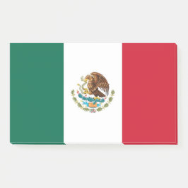 Bloco De Notas Notas com bandeira do México