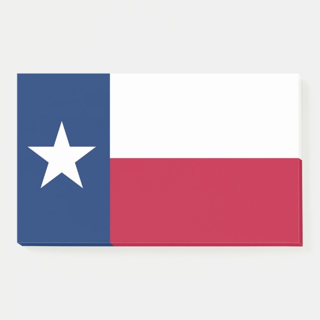 Bloco De Notas Notas com bandeira do Texas, EUA (Frente)