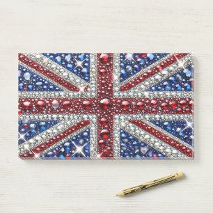 Bloco De Notas Notas com cores britânicas