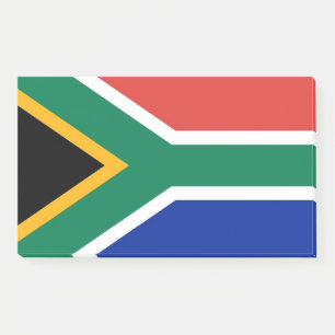 Bloco De Notas Notas com pavilhão da África do Sul