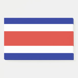 Bloco De Notas Notas com pavilhão da Costa Rica