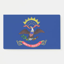 Bloco De Notas Notas com pavilhão da Dakota do Norte, EUA